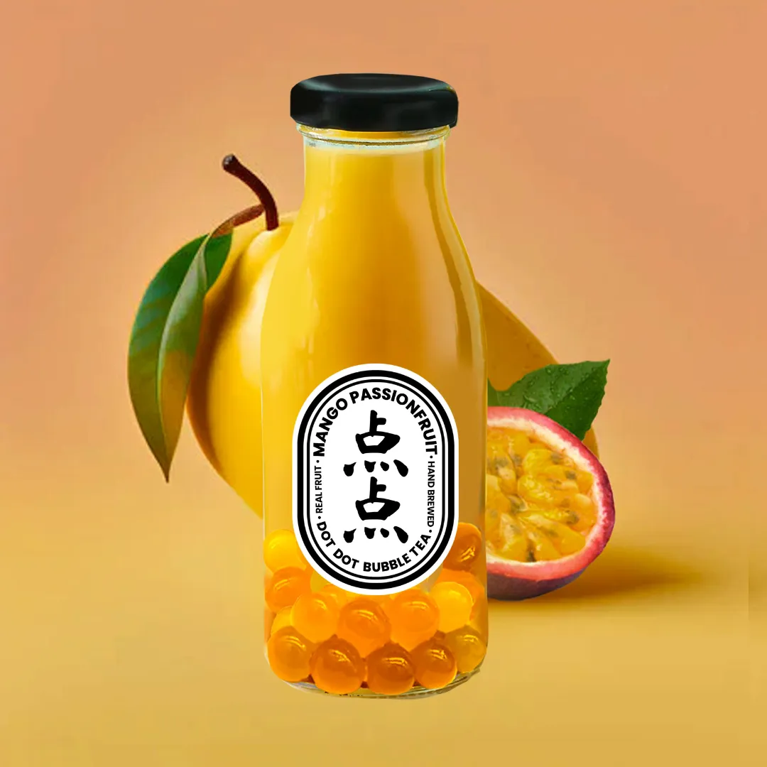 Mango Passionfruit Bubble Tea 12 x 250ml
