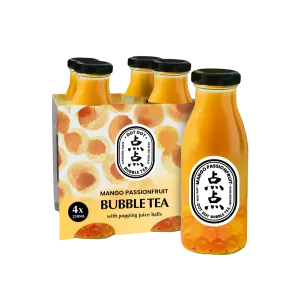 Mango Passionfruit Bubble Tea 4 x 4 x 250ml