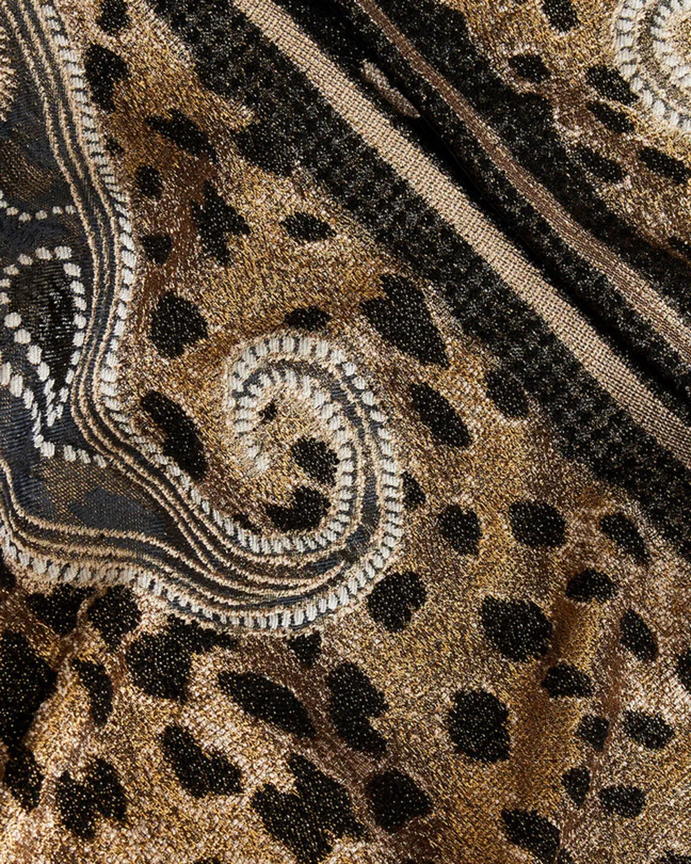 Mantella Jacquard Cheetah Cape