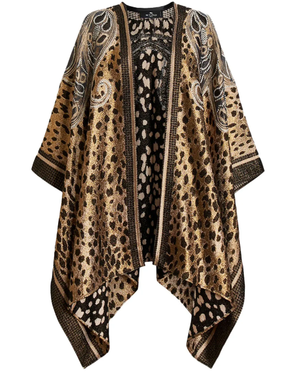 Mantella Jacquard Cheetah Cape