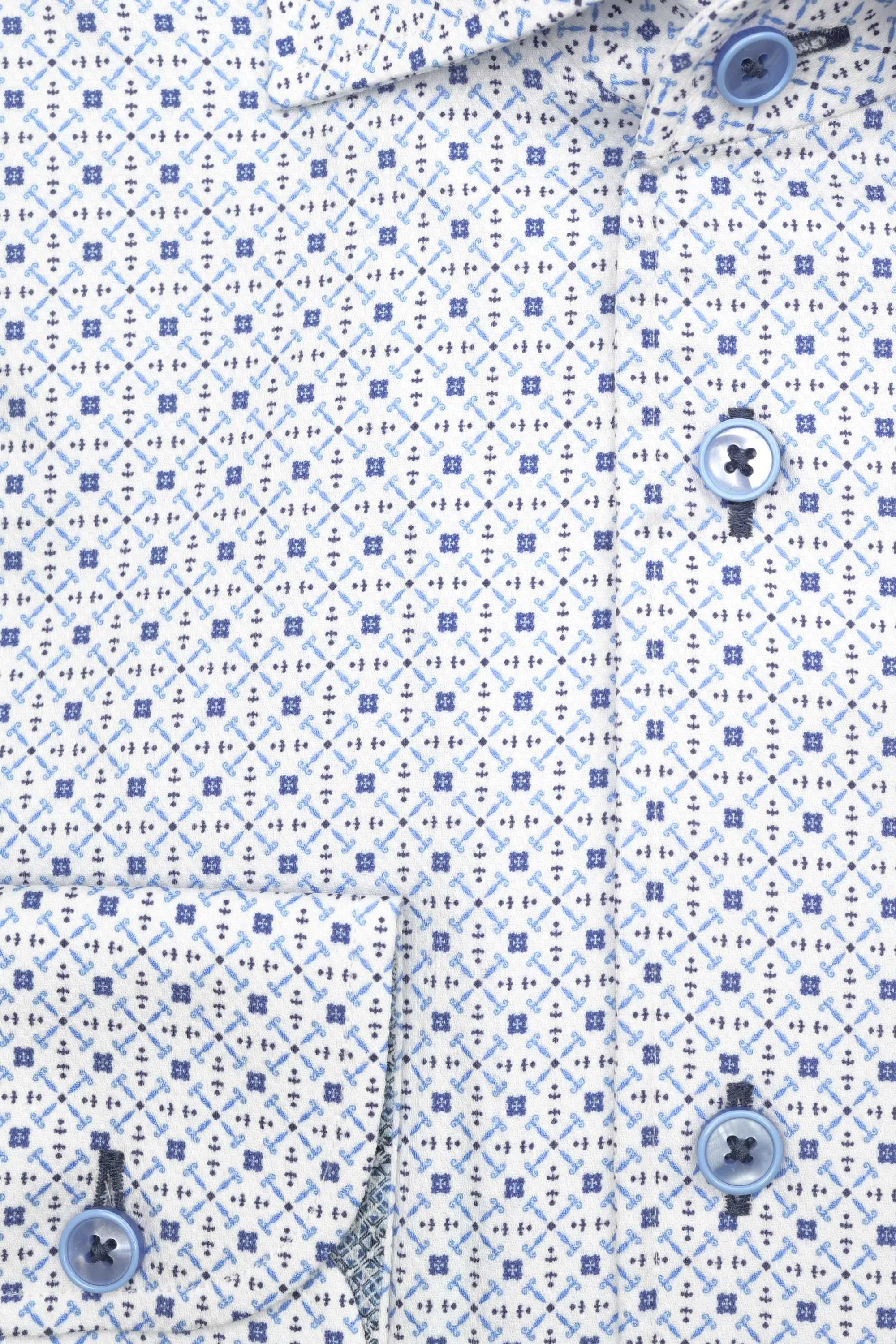 Marcello Diagonal Medallion Shirt - Multicolor