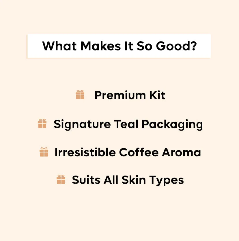 mCaffeine | Coffee Look Gift Kit | Coffee Essentials for a Refreshing Look