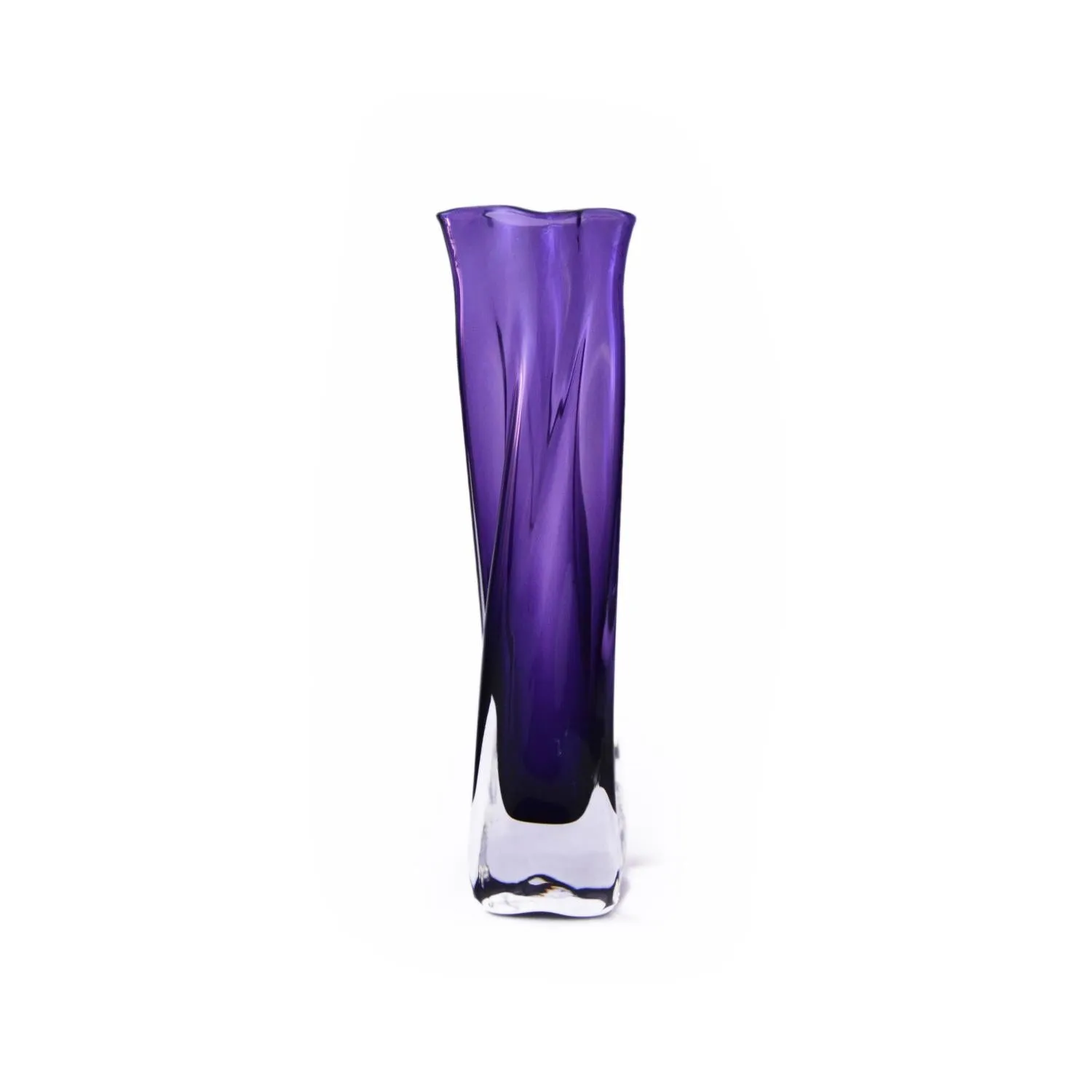 Medium Twister Vase in Hyacinth