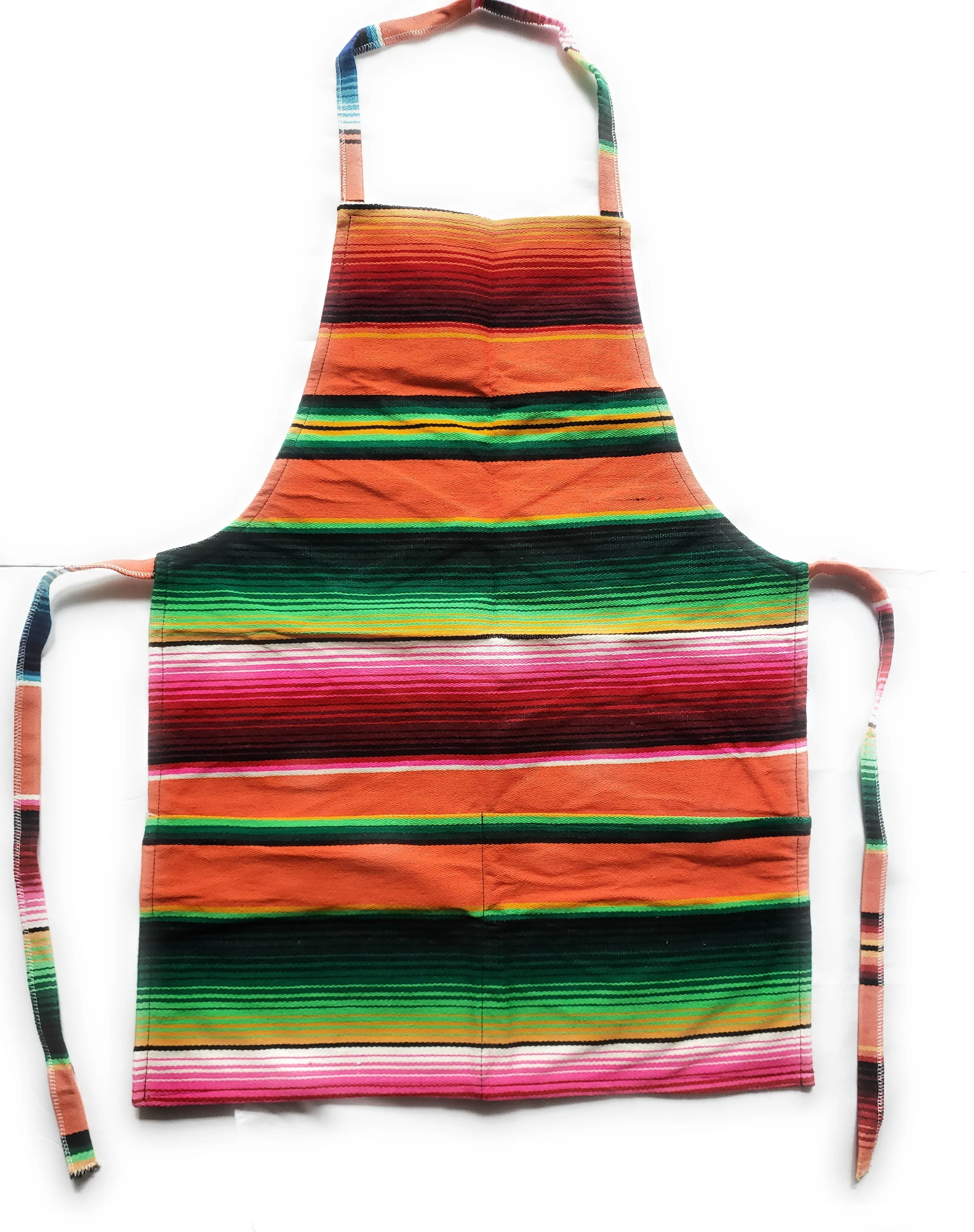 Mexican Colorful Sarape/Serape Apron With 2 Pockets