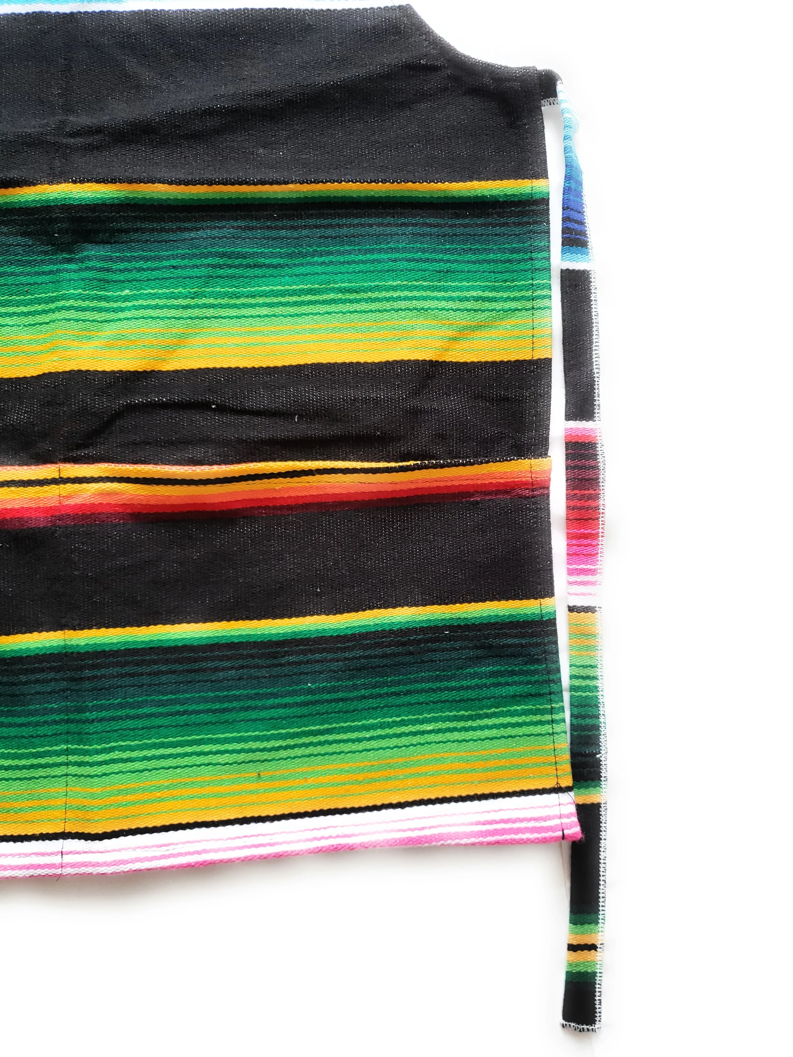 Mexican Colorful Sarape/Serape Apron With 2 Pockets