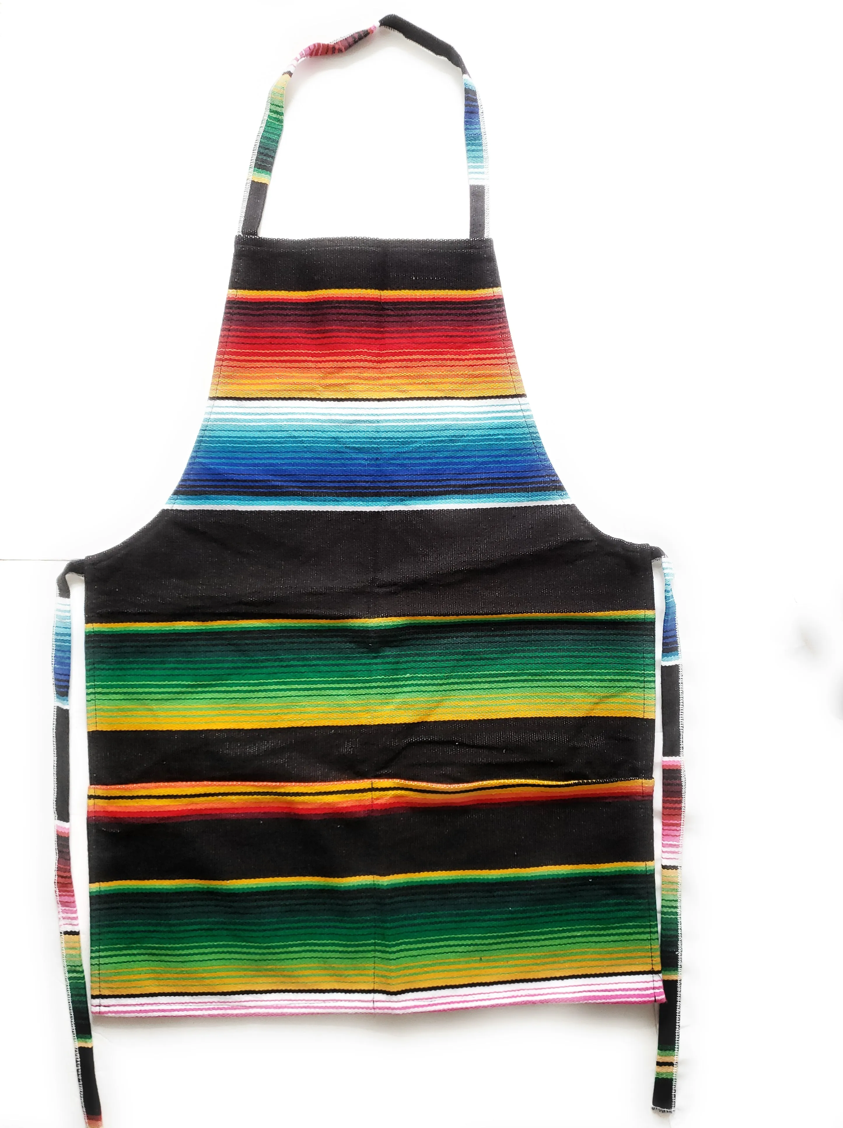 Mexican Colorful Sarape/Serape Apron With 2 Pockets