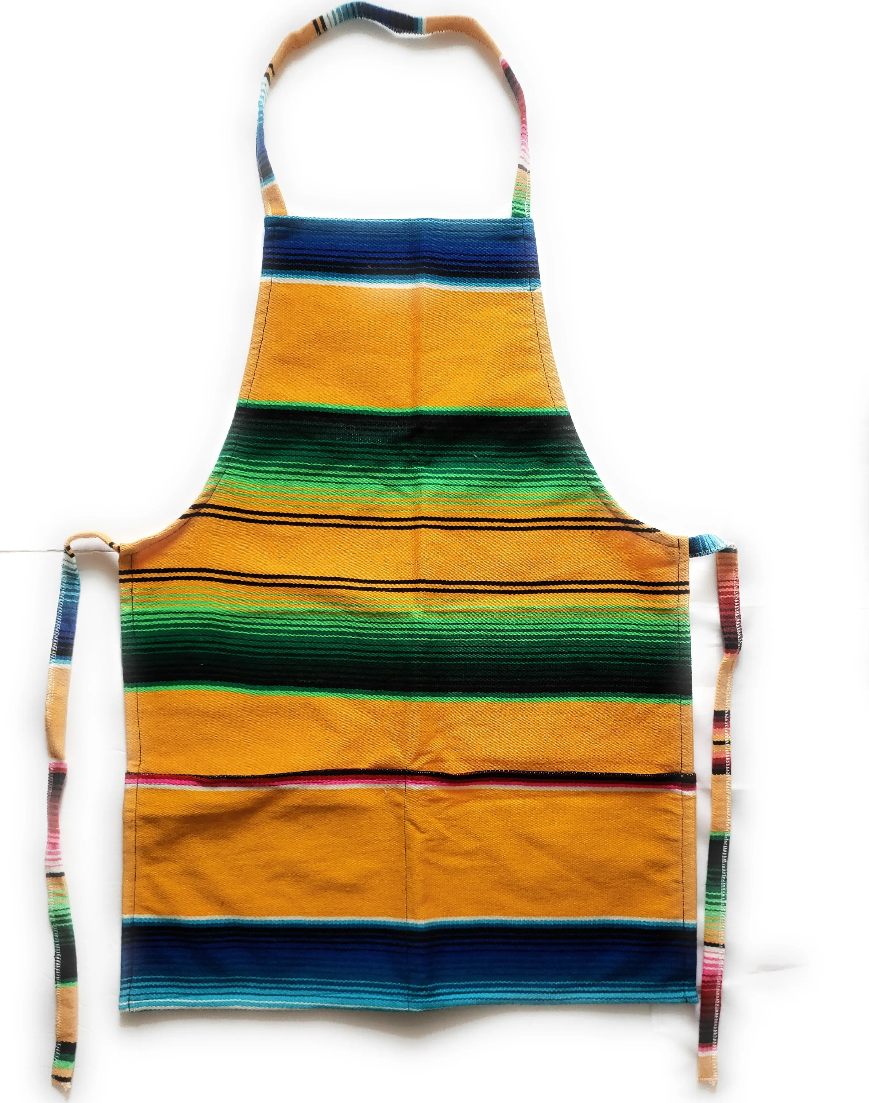 Mexican Colorful Sarape/Serape Apron With 2 Pockets