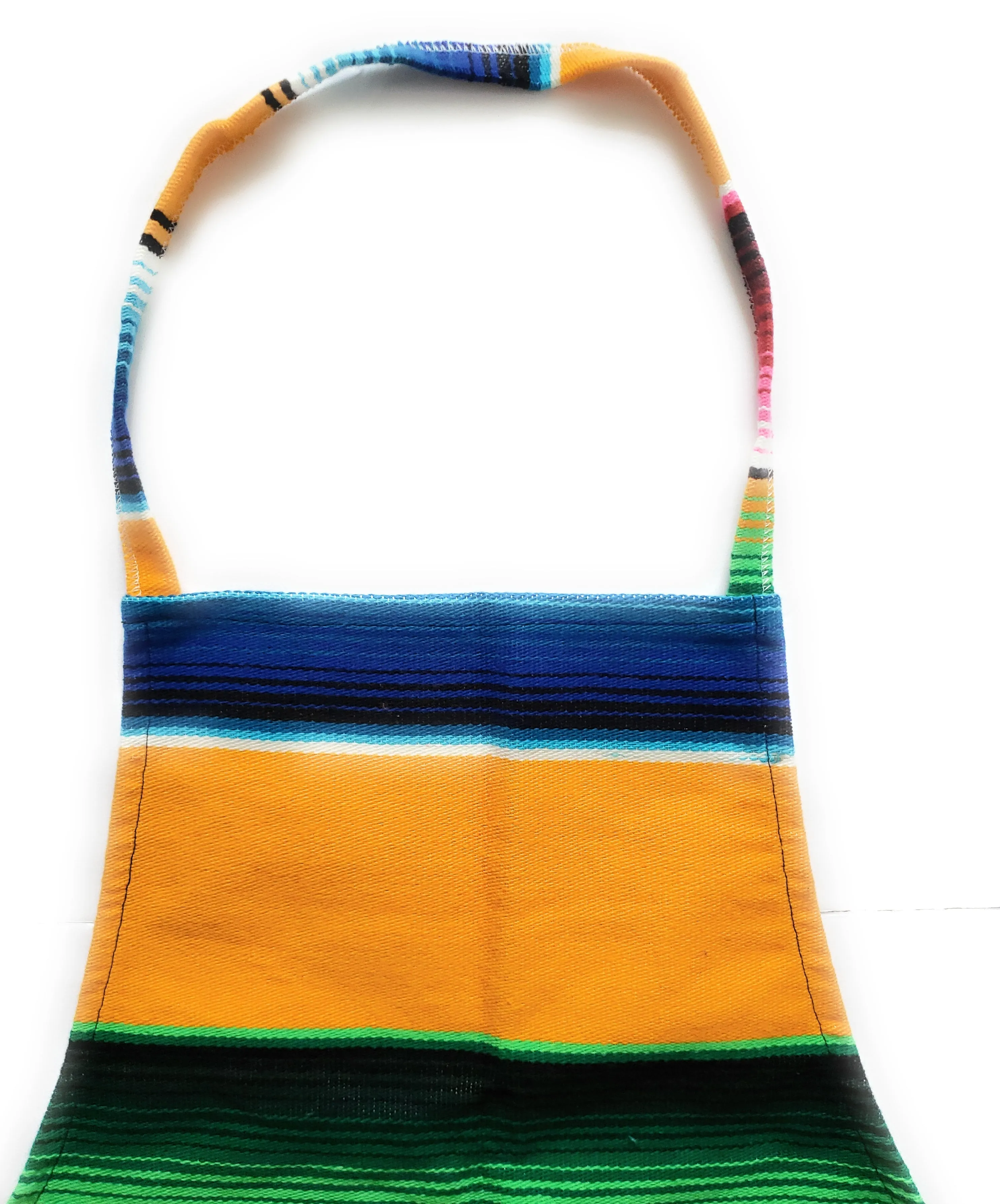 Mexican Colorful Sarape/Serape Apron With 2 Pockets