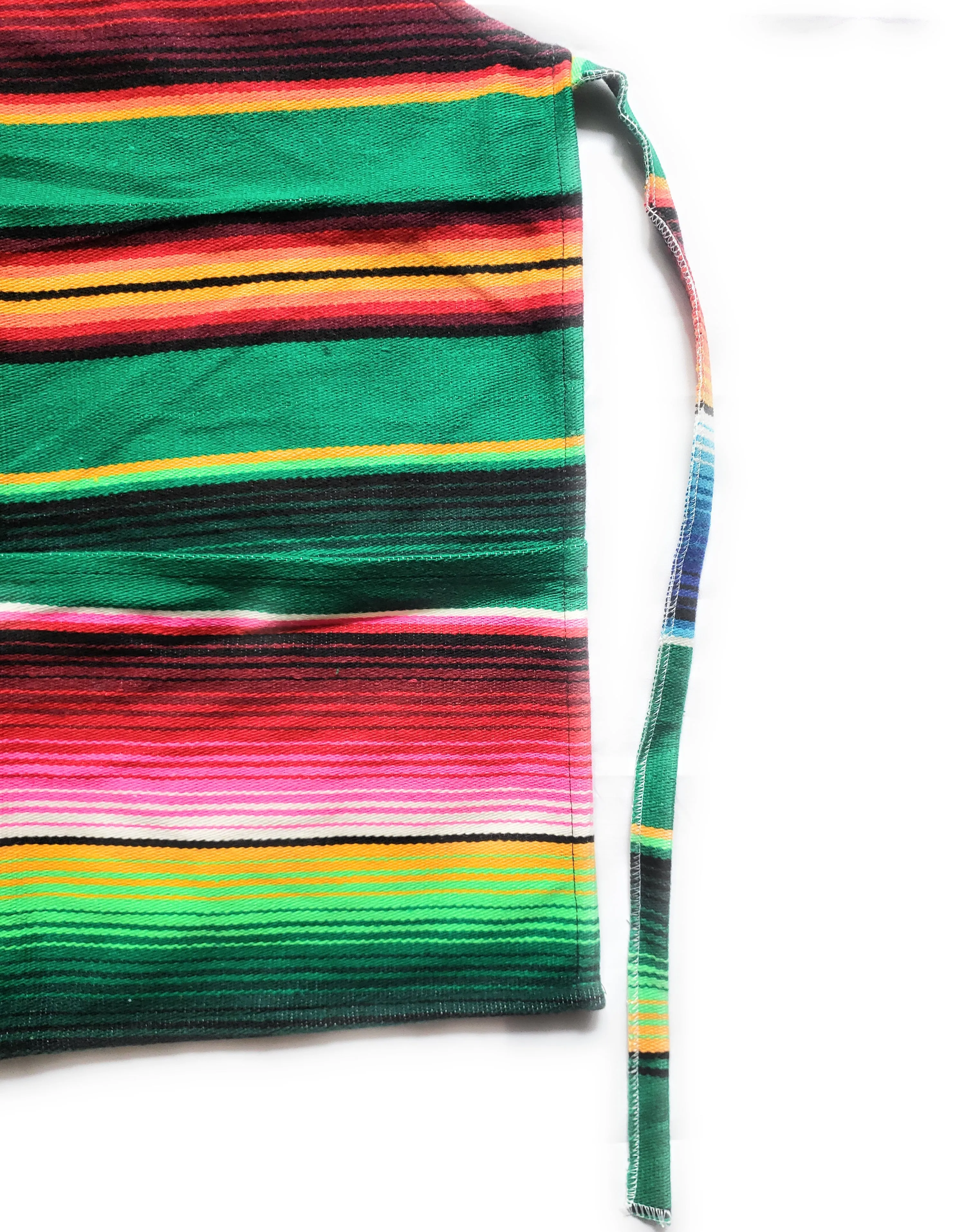 Mexican Colorful Sarape/Serape Apron With 2 Pockets
