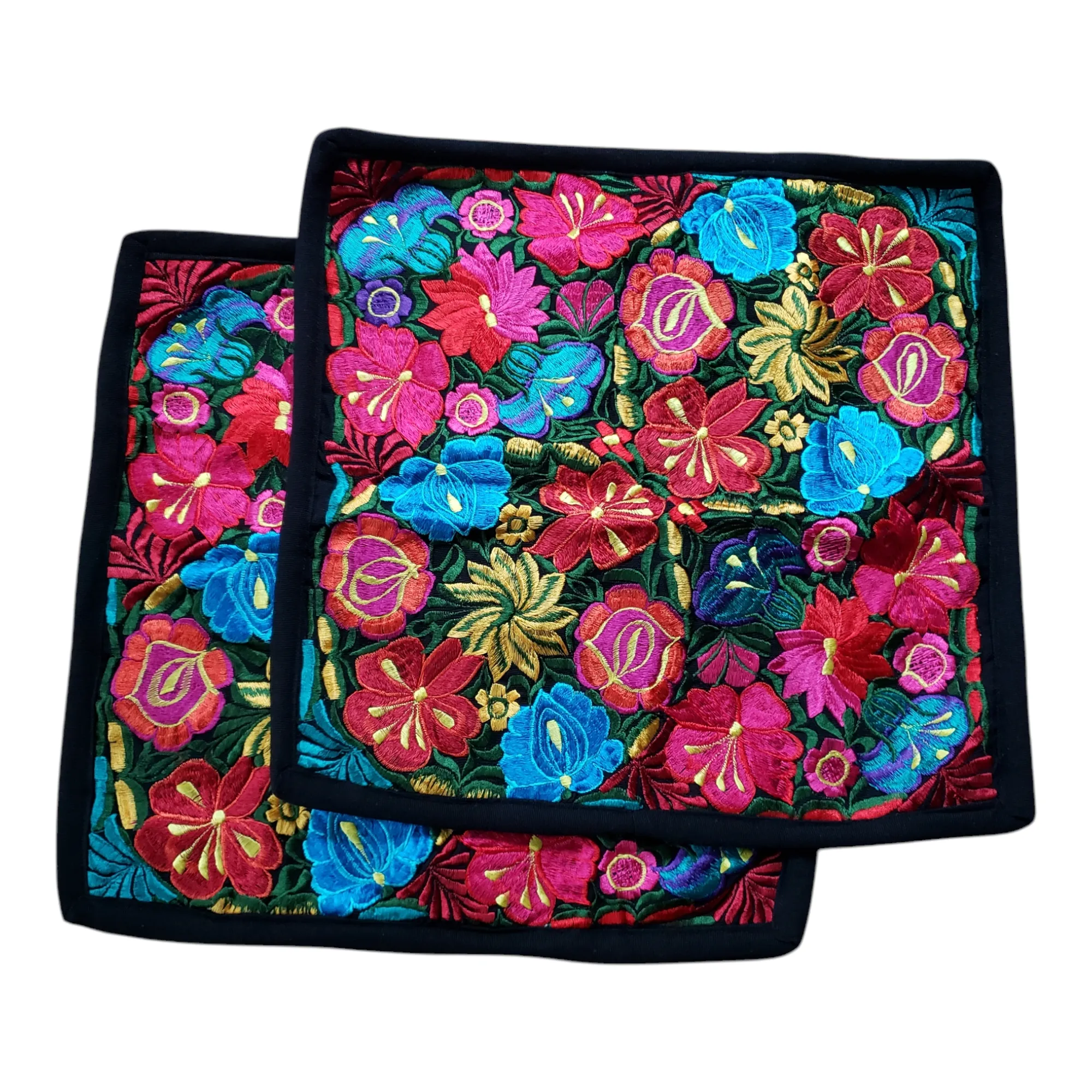 Mexican Pillow Cover Oaxaca Handmade Embroidered Decorative Pillow Case