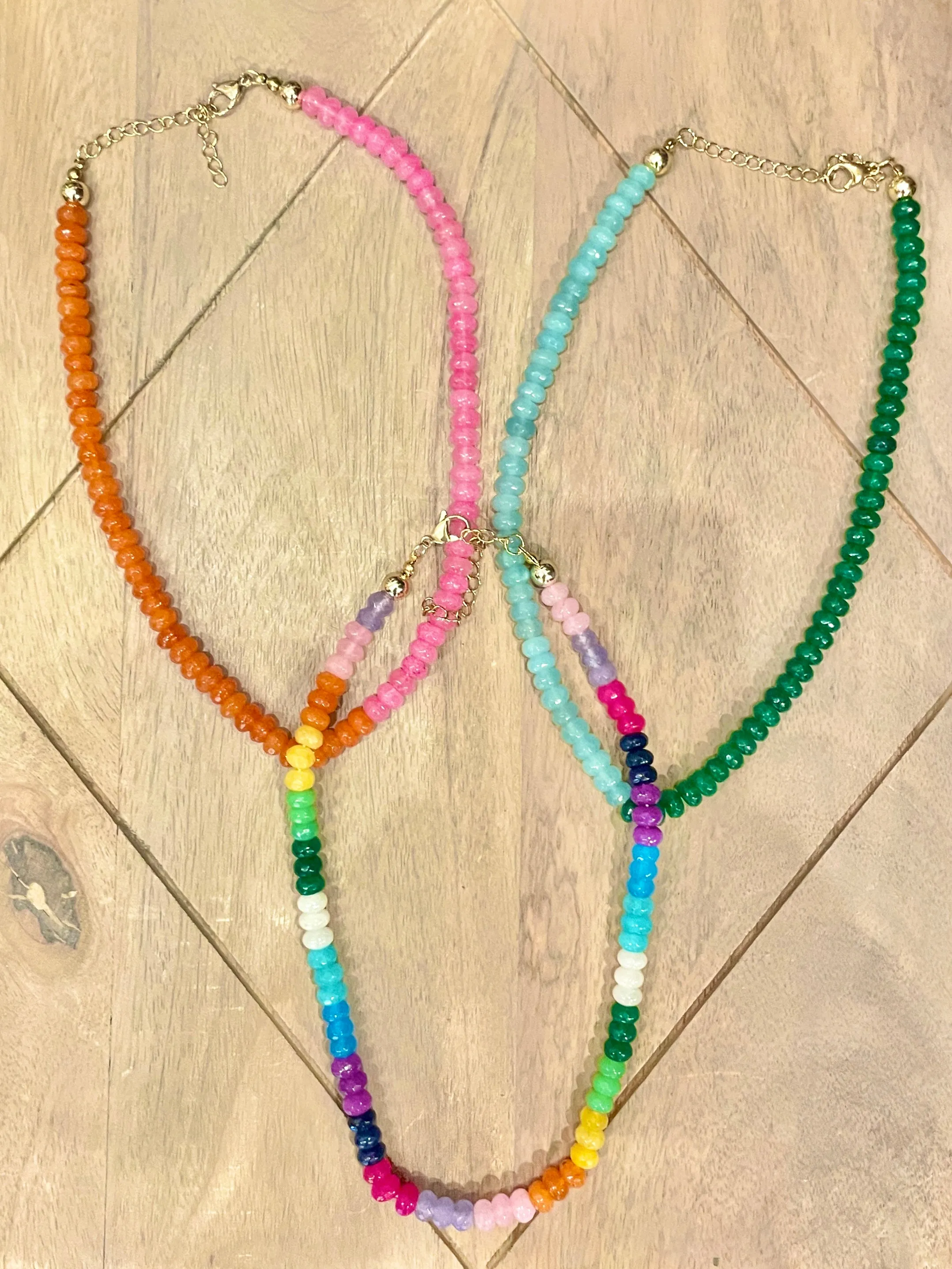 Mia Colorful Beaded Necklace