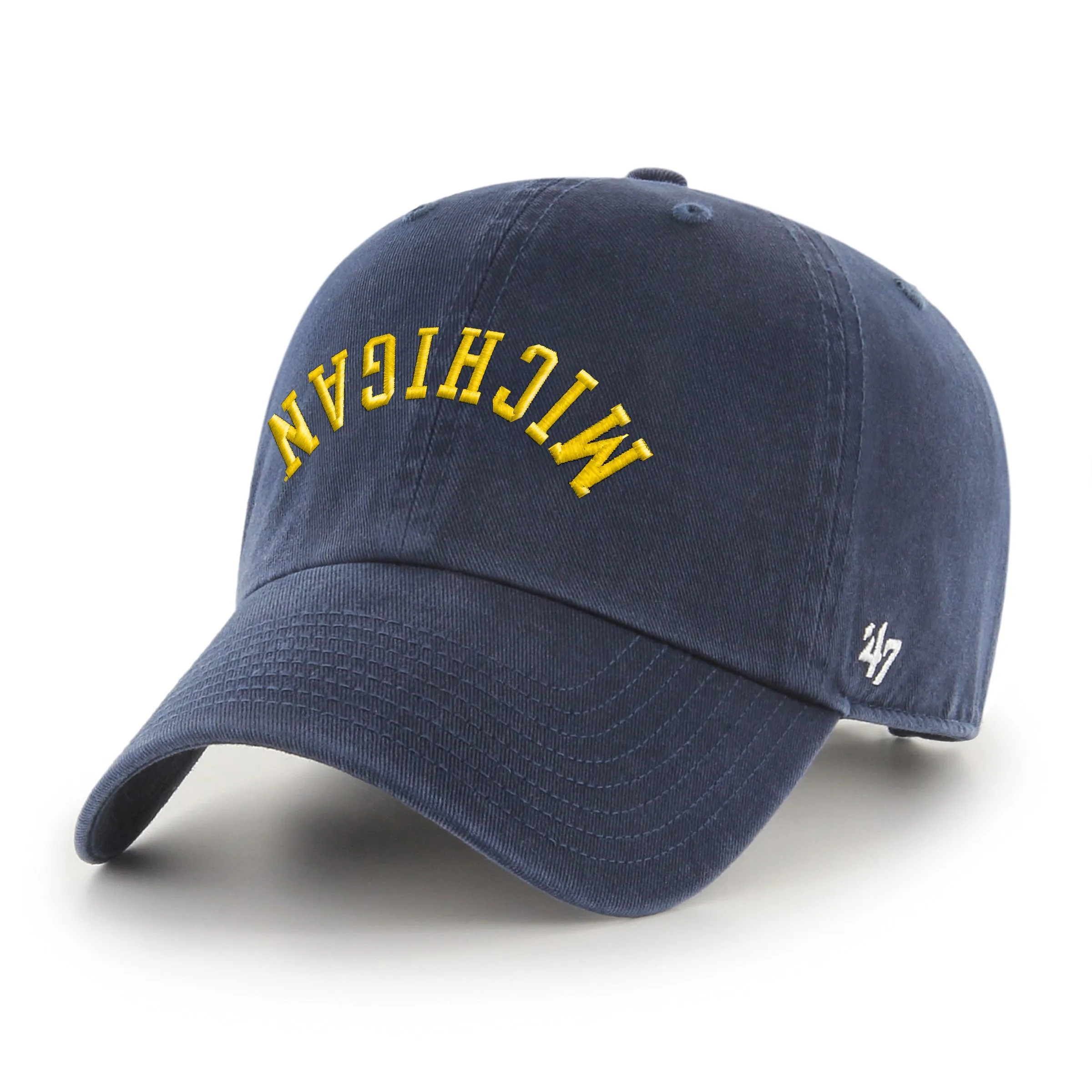 MICHIGAN WOLVERINES UPSIDE DOWN '47 CLEAN UP
