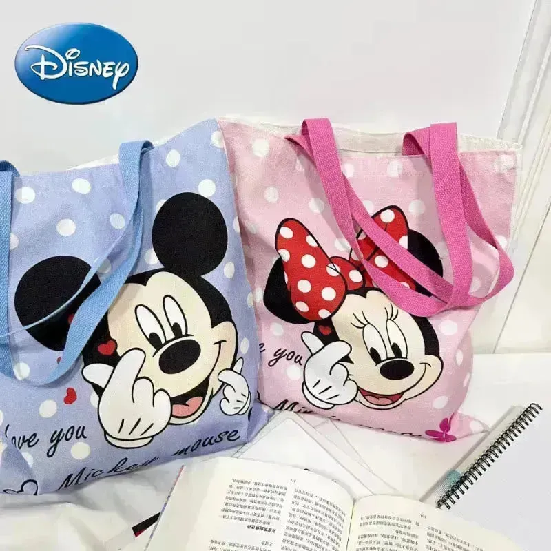 Mickey & Minnie Printed Pattern Shoulder Bag