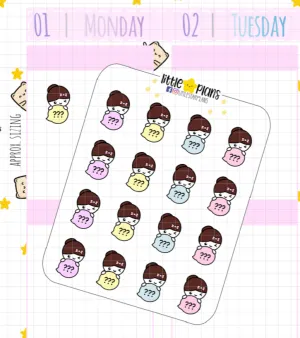 Mimi - Functional Bubble ??? Planner Sticker