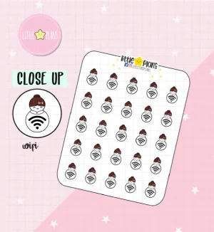 Mimi Functional Icon - Internet / Wifi Planner Stickers