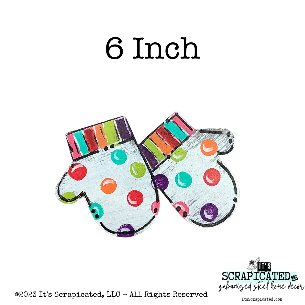 Mittens - Colorful Dots & Stripes