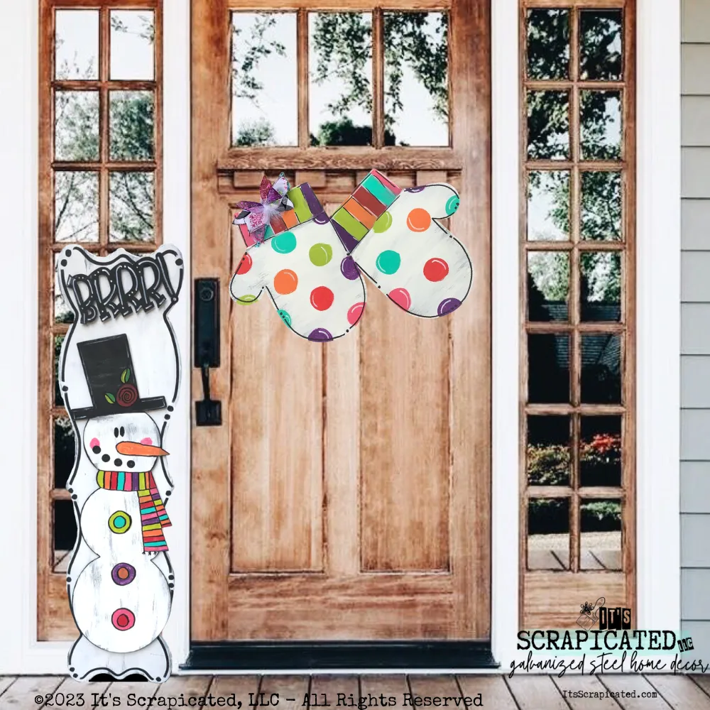 Mittens - Colorful Dots & Stripes