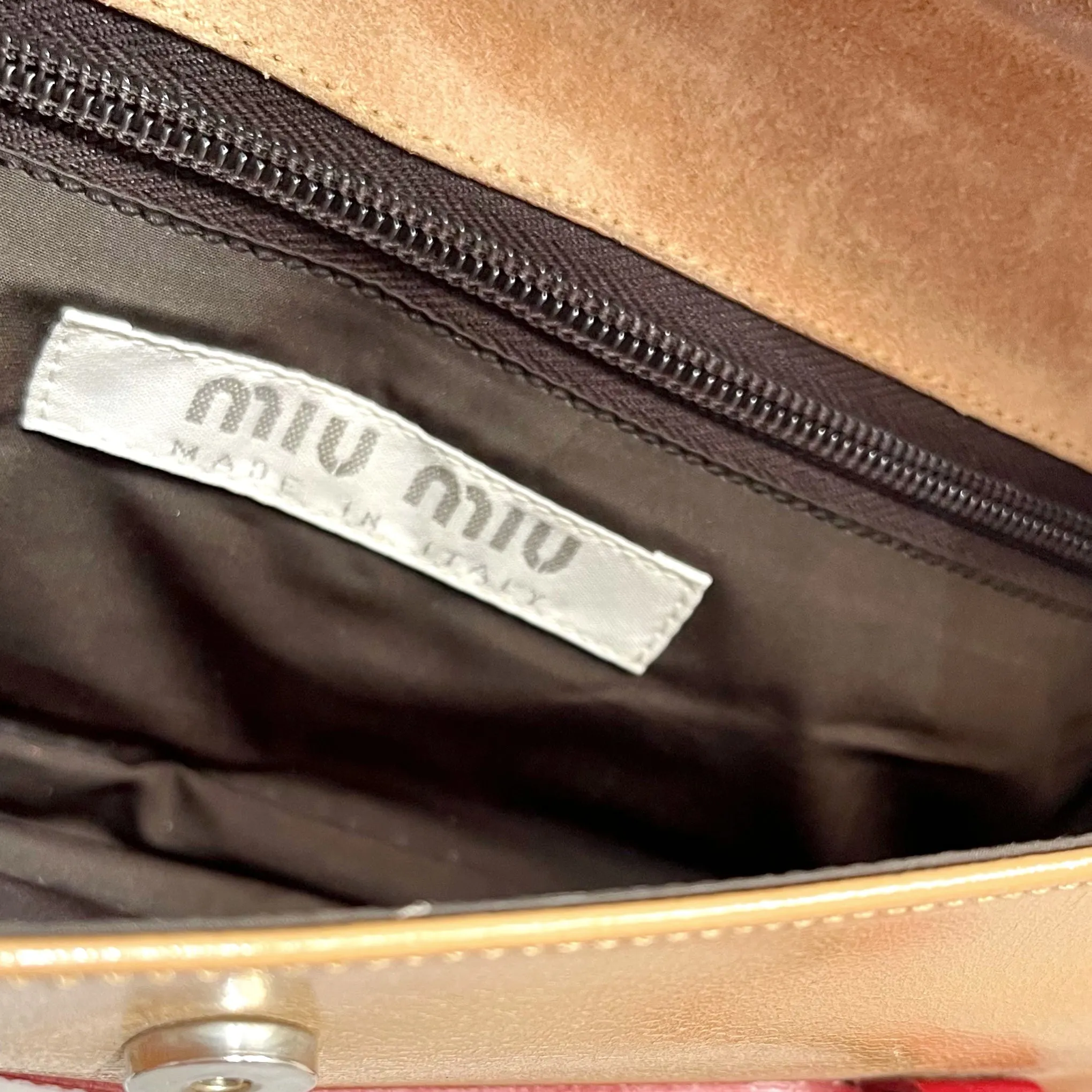 Miu Miu Beige Shoulder Bag