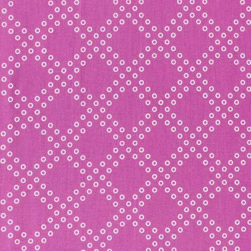 Mochi Dottie's Cousin in Bright Plum by Rasida Coleman Hale for Cotton and Steel
