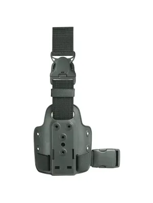 Model 6005-10-02 Single Strap Leg Shroud w/ Quick Release Leg Strap BLK