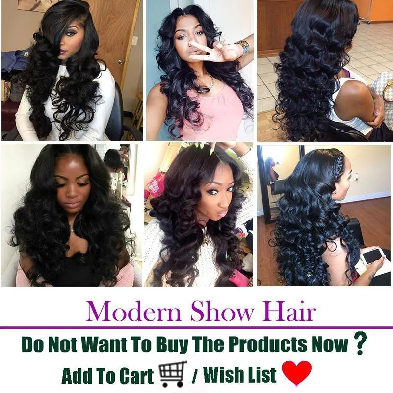 Modern Show Raw Indian Virgin Hair Loose Wave 3 Bundles With 4x4 Lace Closure 100% Real Human Hair