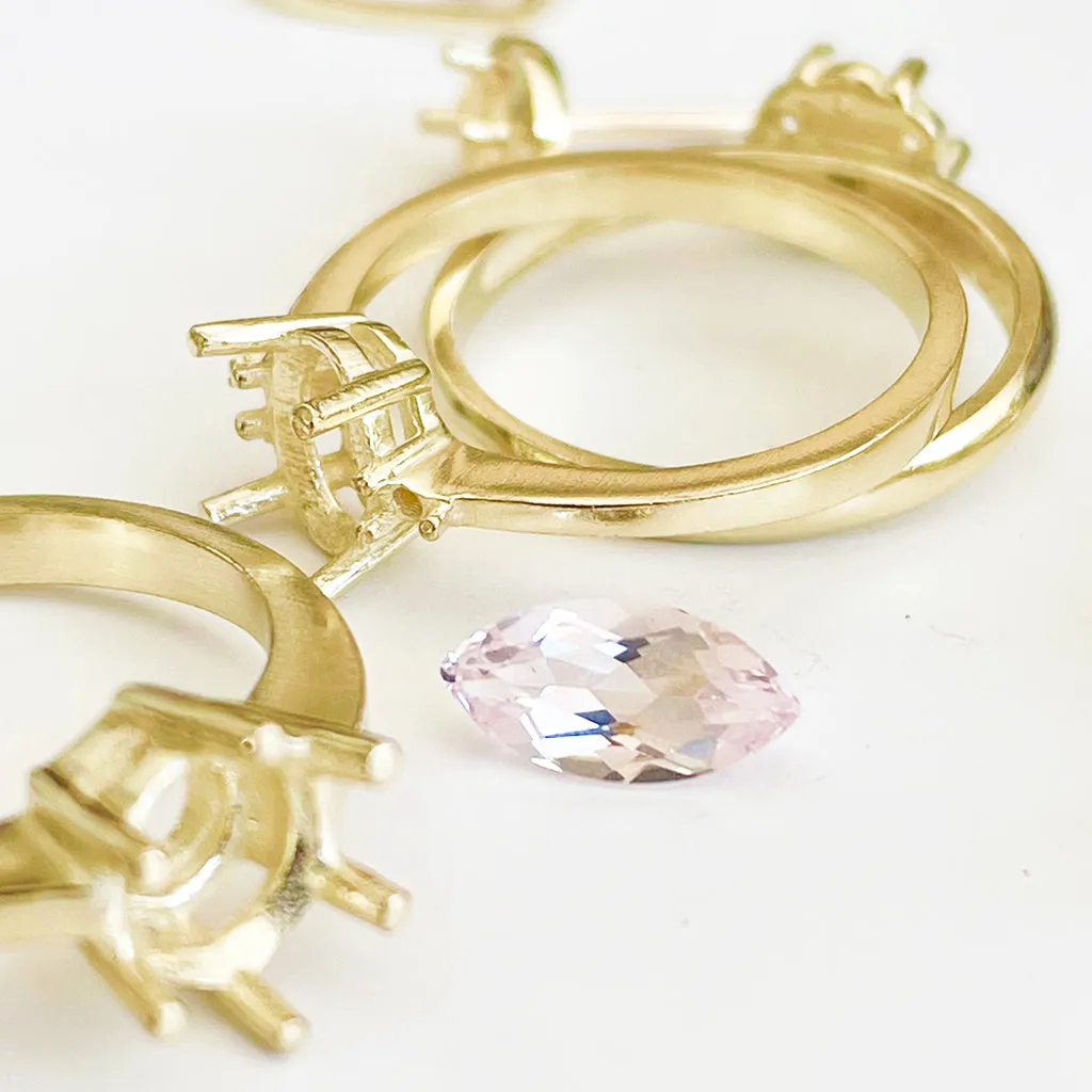 Morganite - Pink Marquise Cut -1.01ct