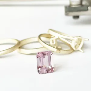 Morganite - Pink Octagonal Cut - 2.25ct