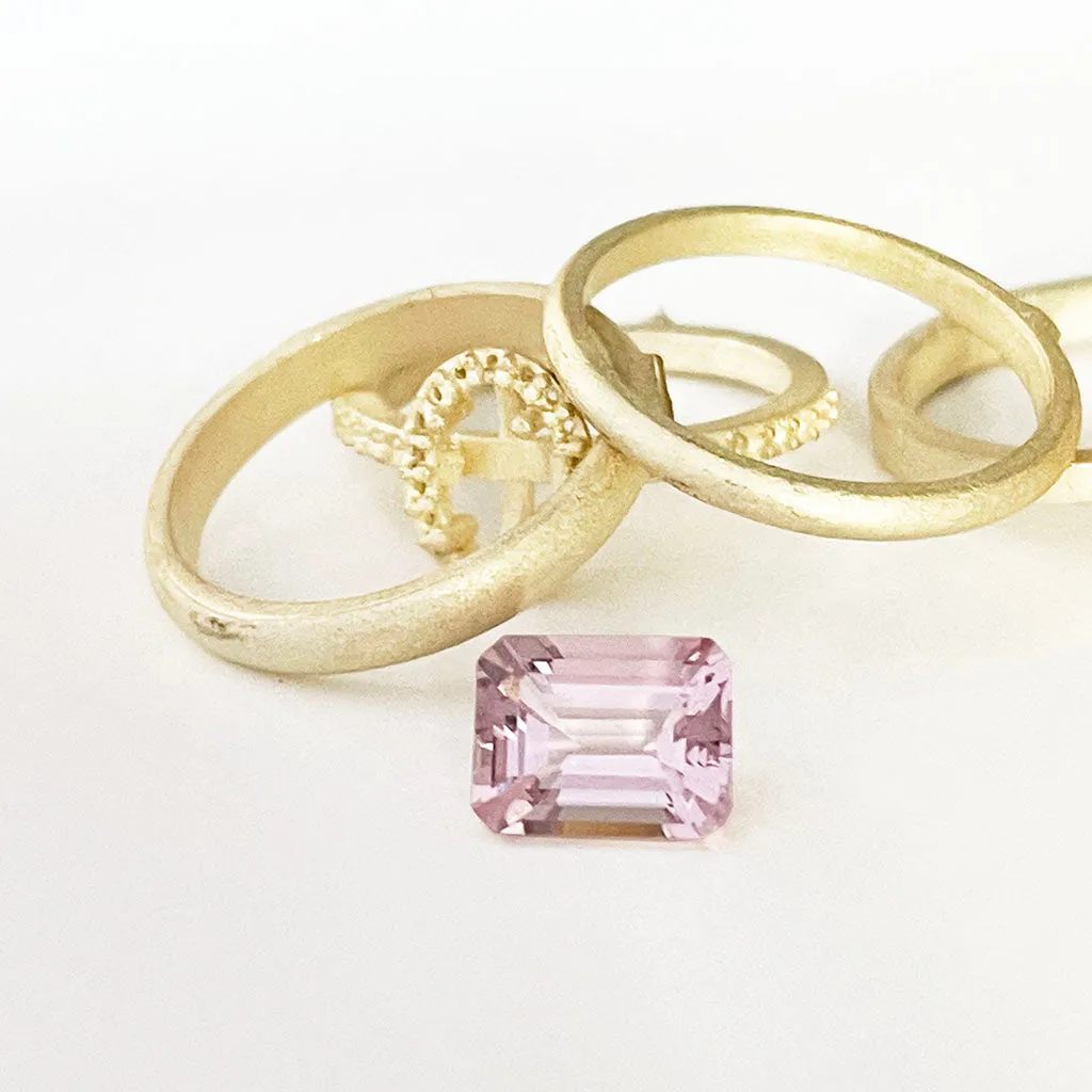 Morganite - Pink Octagonal Cut - 2.25ct