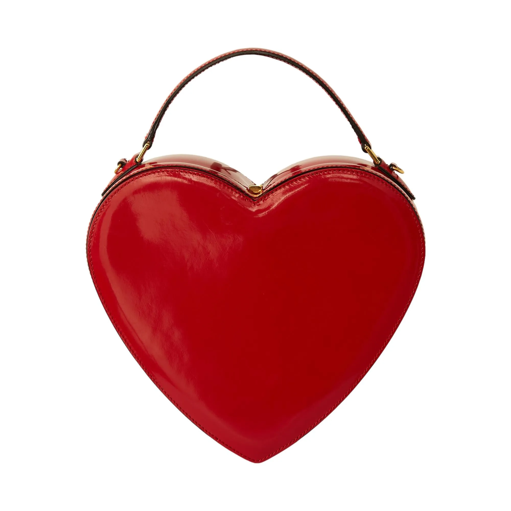 Moschino Red Heart Nanny Bag