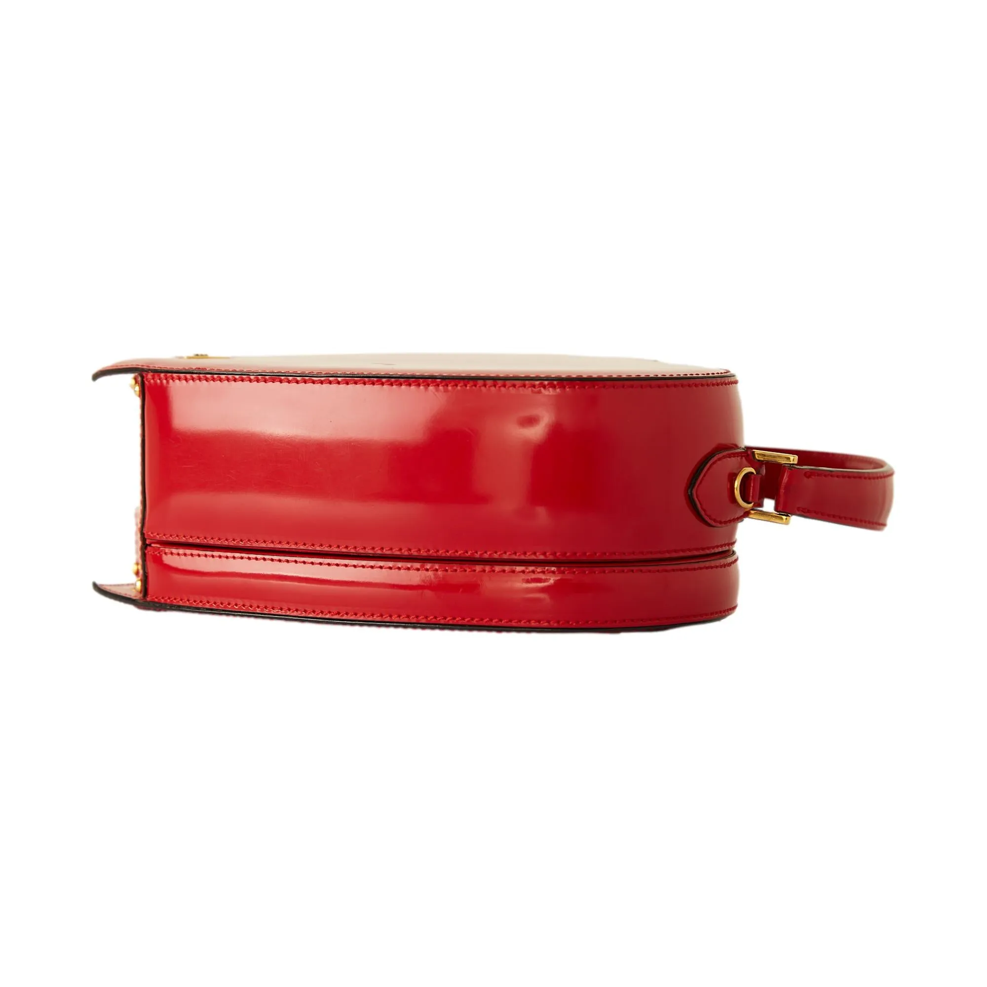 Moschino Red Heart Nanny Bag