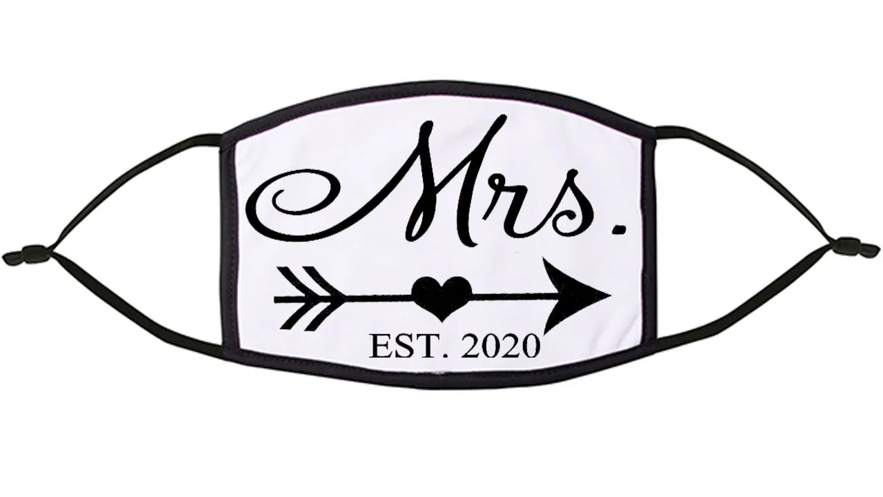 'Mrs' Personalised Re-Usable Face Mask