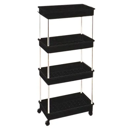 Multi Purpose Rectangular Rack Organizer 42X15cm Black