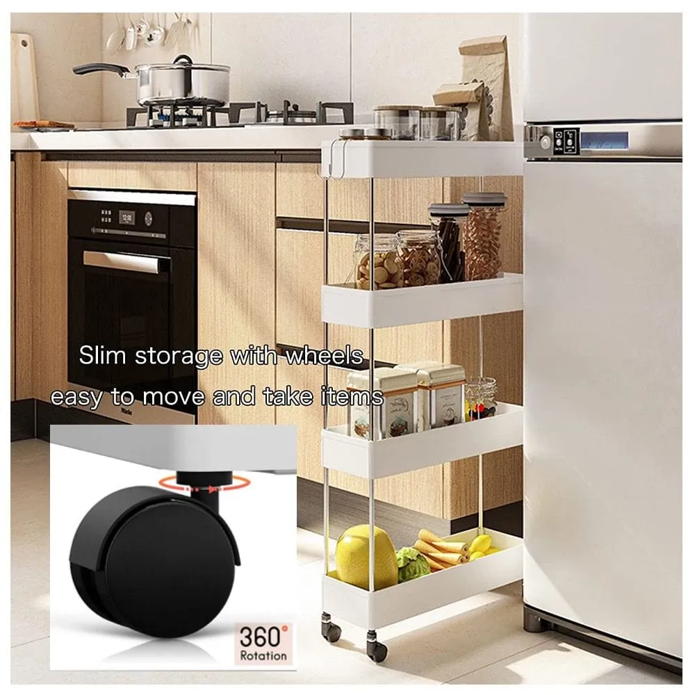 Multi Purpose Rectangular Rack Organizer 42X15cm Black