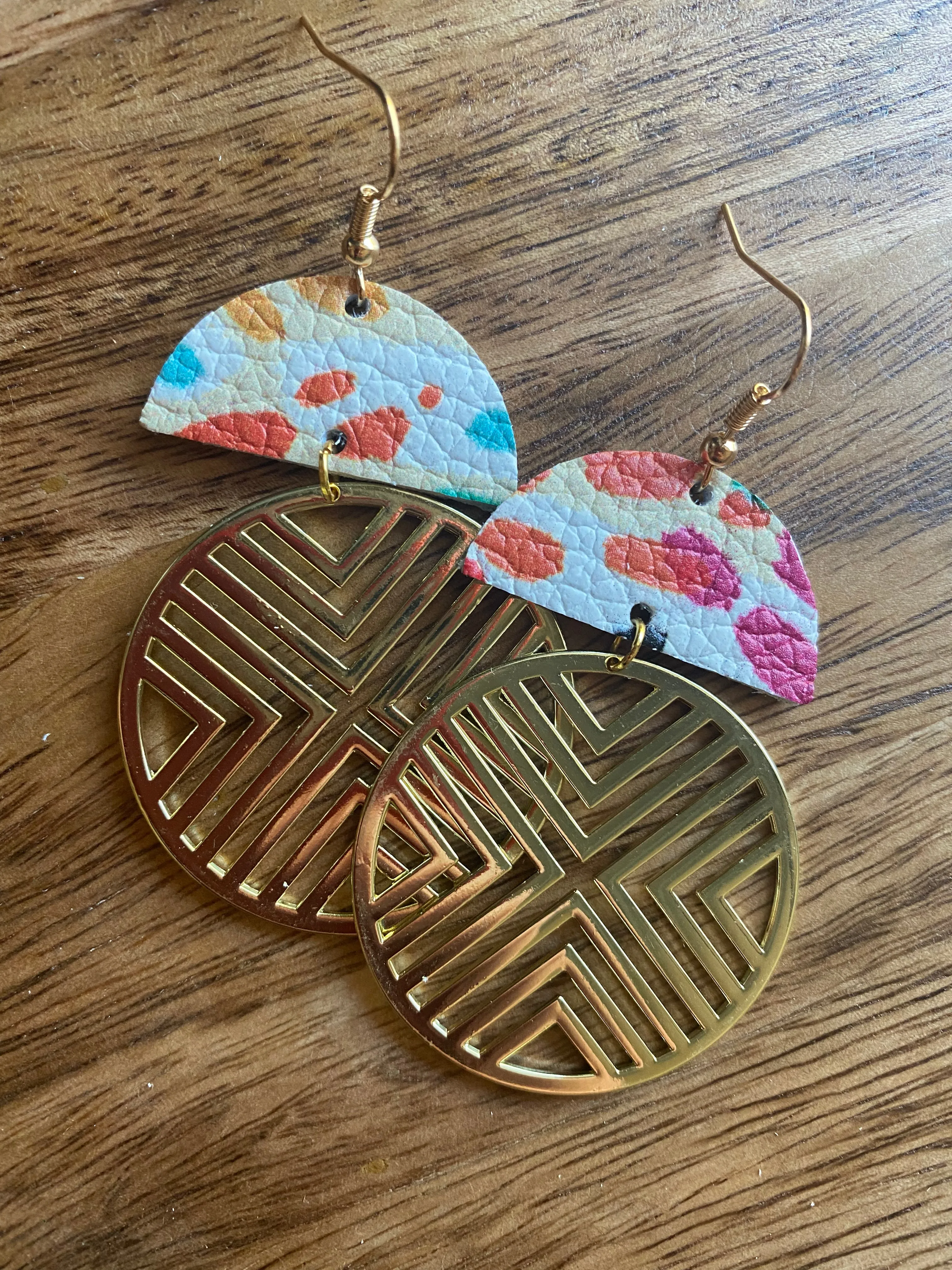 MULTIPLE COLORS: Party Disc Earrings