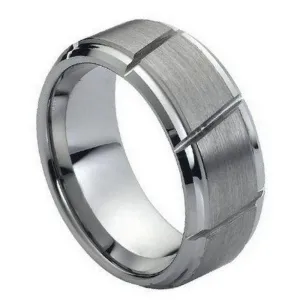 Multiple Diagonal Grooves Brushed Center - 9mm