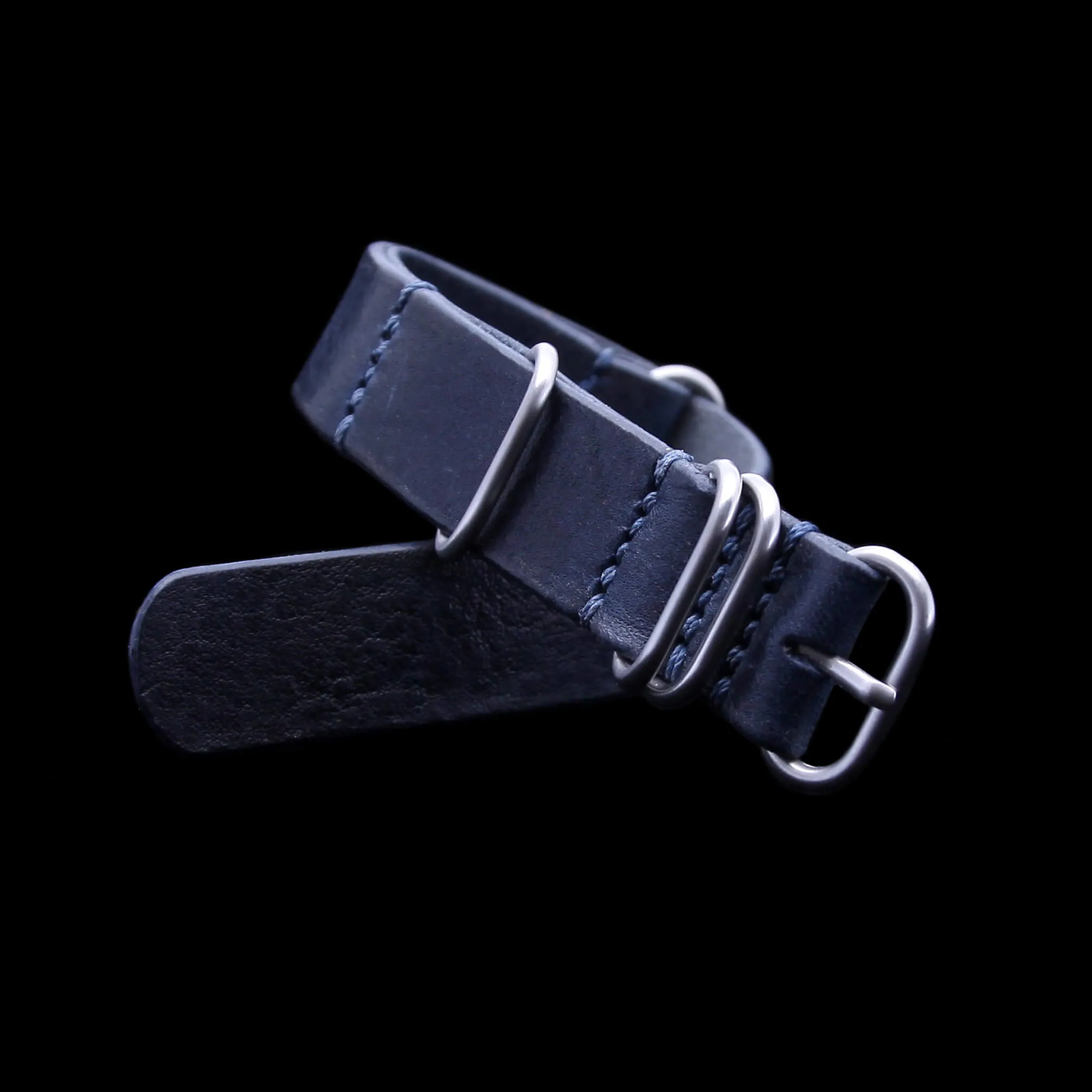NAT2 Leather Watch Strap, 5-Ring Vintage 407
