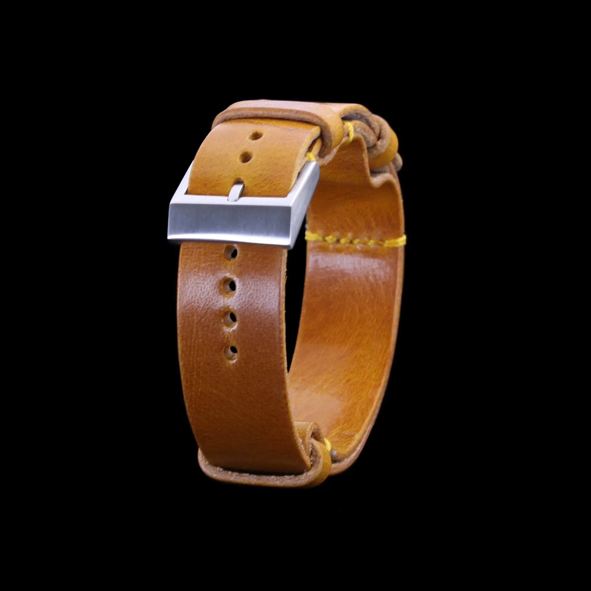 NAT2 Leather Watch Strap, Military 104