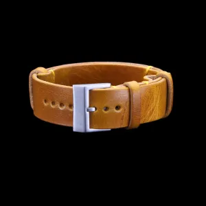 NAT2 Leather Watch Strap, Military 104