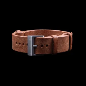 NAT2 Leather Watch Strap, Rustic Russet