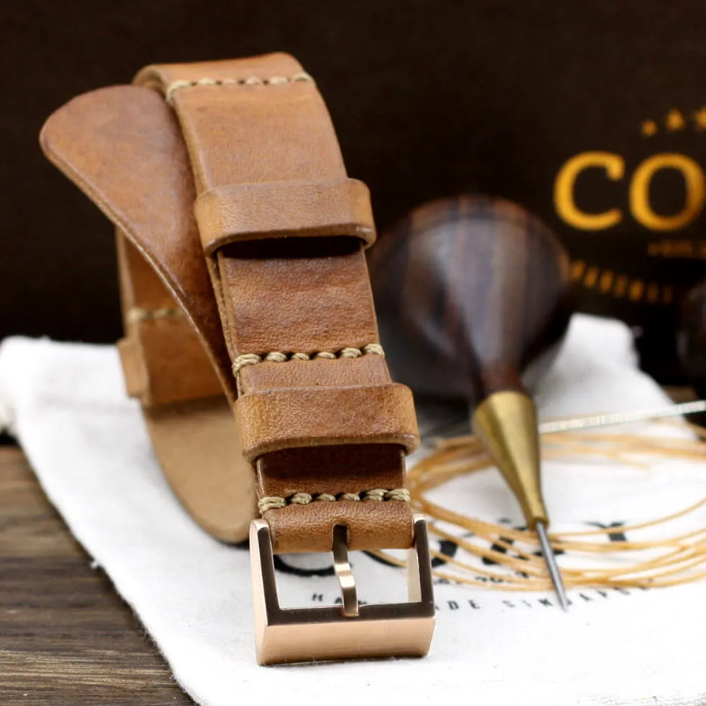 NAT2 Leather Watch Strap, Vintage 401