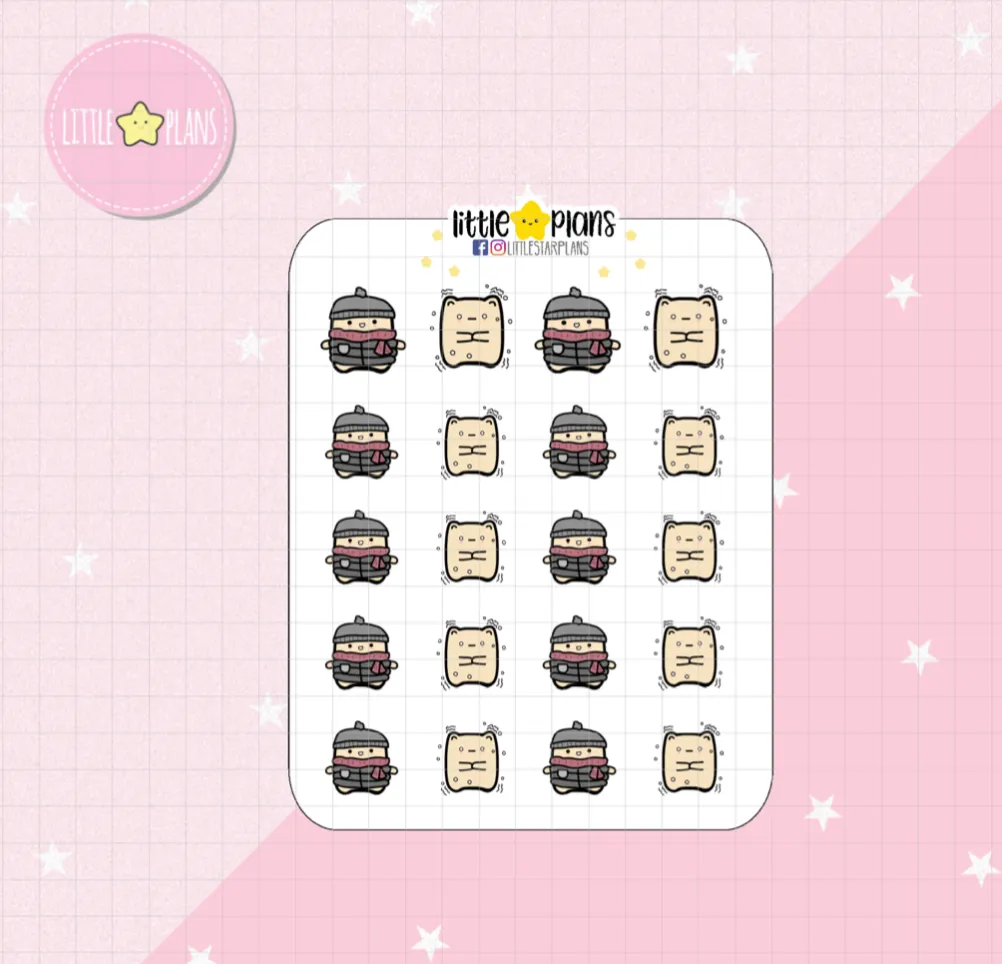 Neku Coldest Day Planner Stickers (N37)