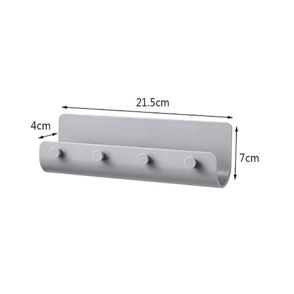New Creative Hanger Holder Storage Wall Hook Rack DIY Organizer Shelf Mount