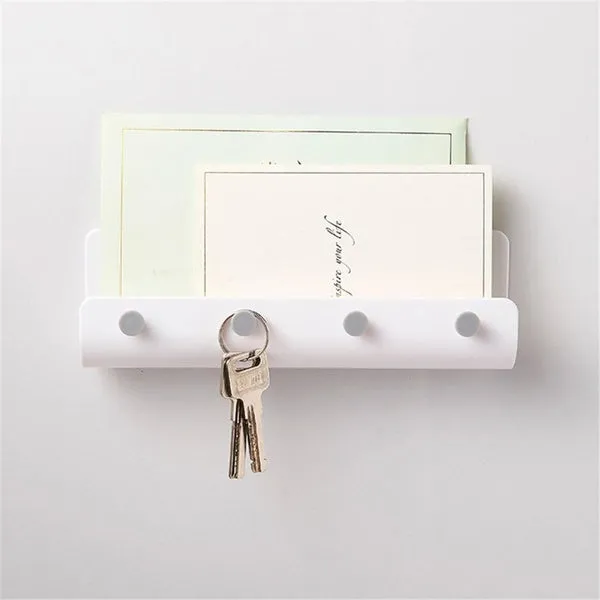 New Creative Hanger Holder Storage Wall Hook Rack DIY Organizer Shelf Mount