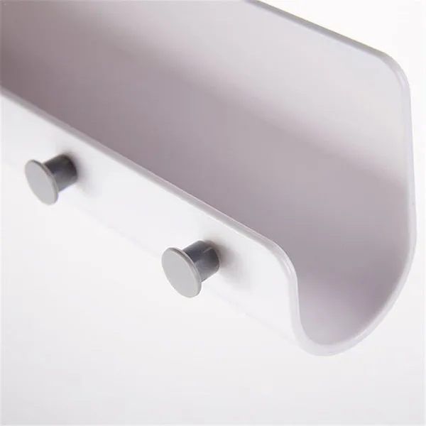 New Creative Hanger Holder Storage Wall Hook Rack DIY Organizer Shelf Mount