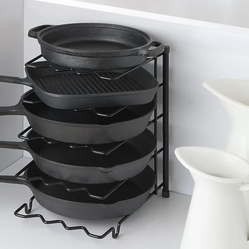 New in box! Wayfair Heavy Duty Kitchenware Divider by Prep & Savour, Black!