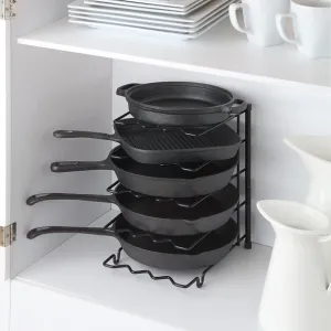 New in box! Wayfair Heavy Duty Kitchenware Divider by Prep & Savour, Black!