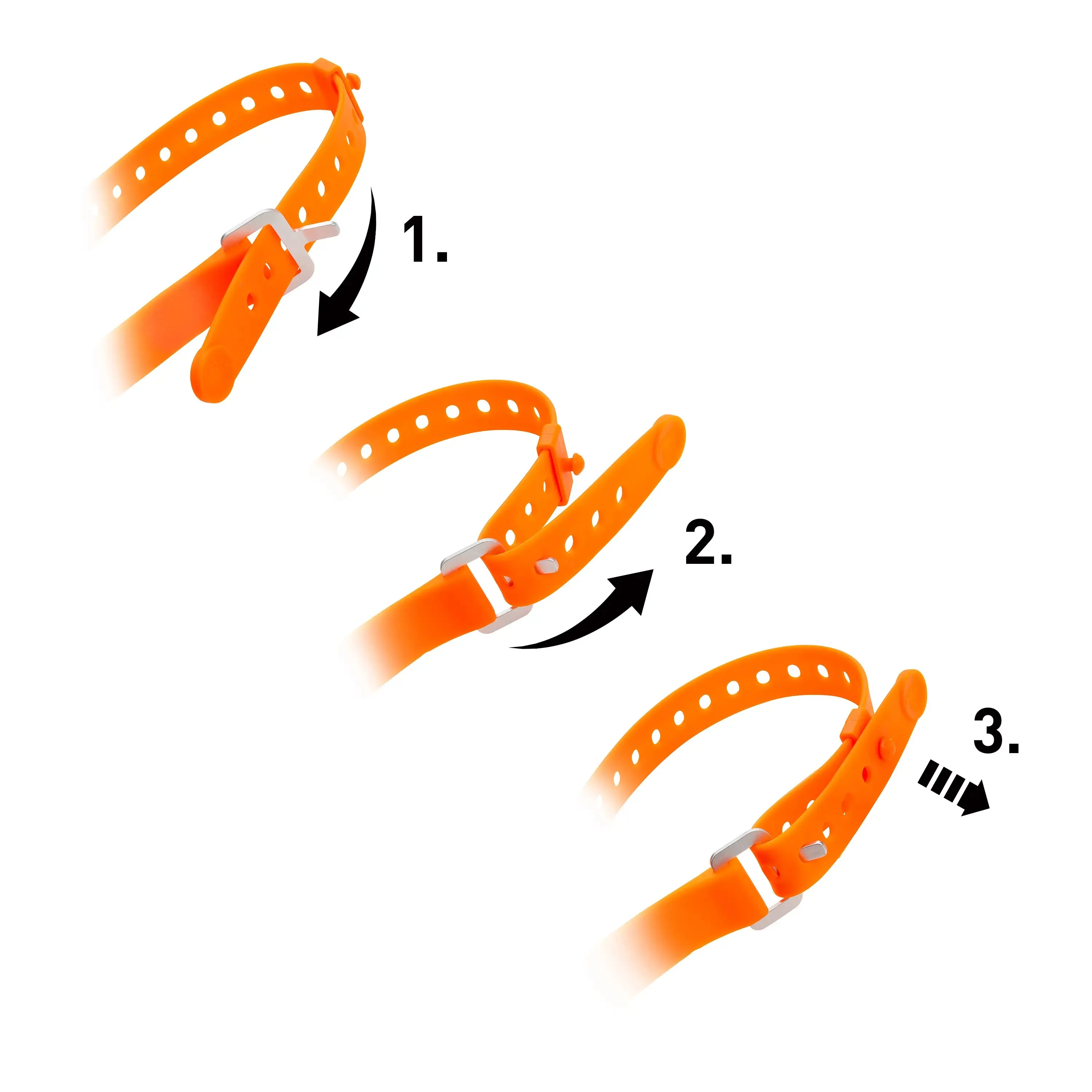 Nitize Gearpro Tie Down Gear Strap 12inx23mm Orange