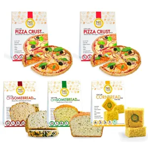 No Sugar Aloud Superfood Pizza & Bread Collection - 5 Pack