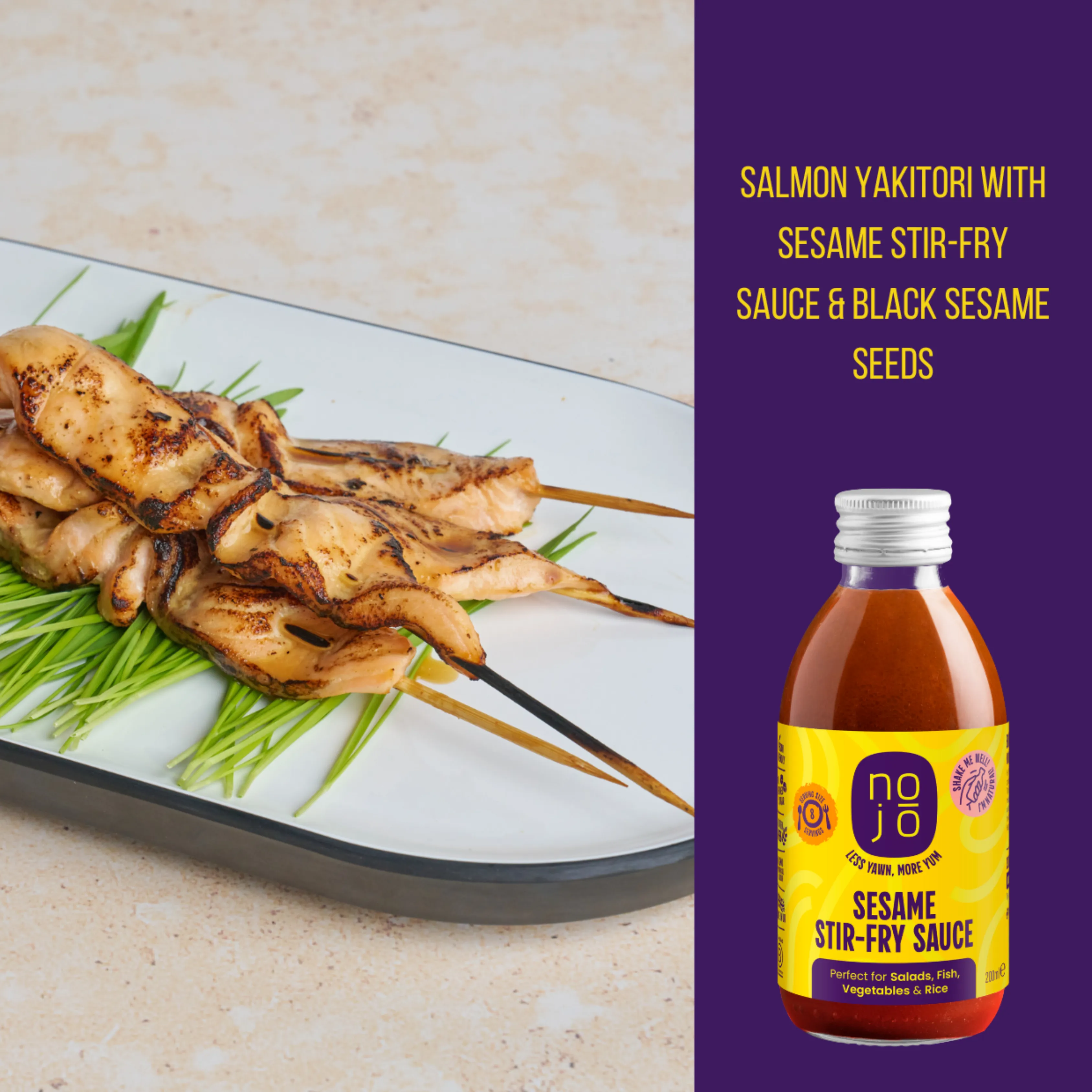 Nojo Sesame Stir-Fry Sauce 6 x 200ml