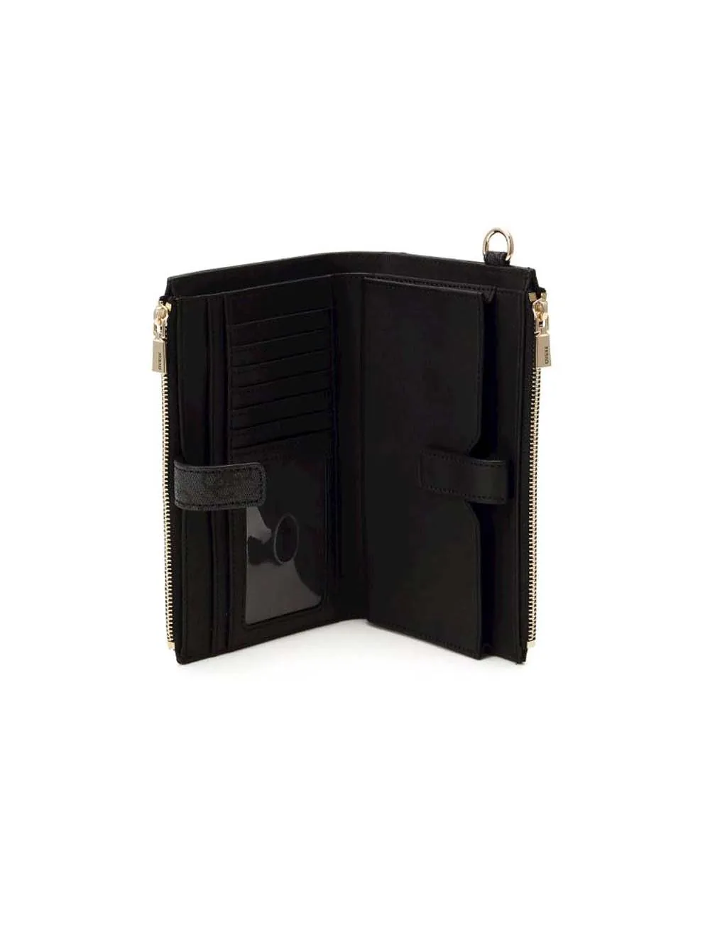 Noreen Slg Dbl Zip Organizer - Coal Logo